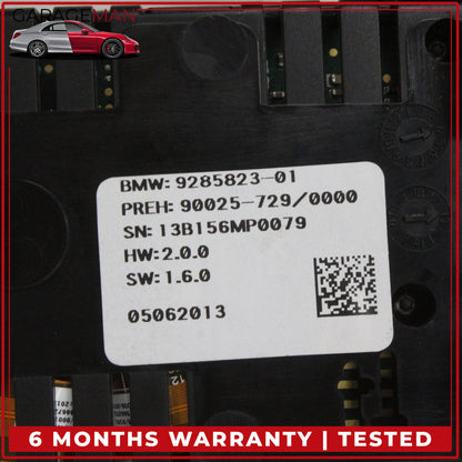 2014-2019 BMW X5 F15 Rear AC Climate Control Switch Panel Ceramic 9285823 OEM
