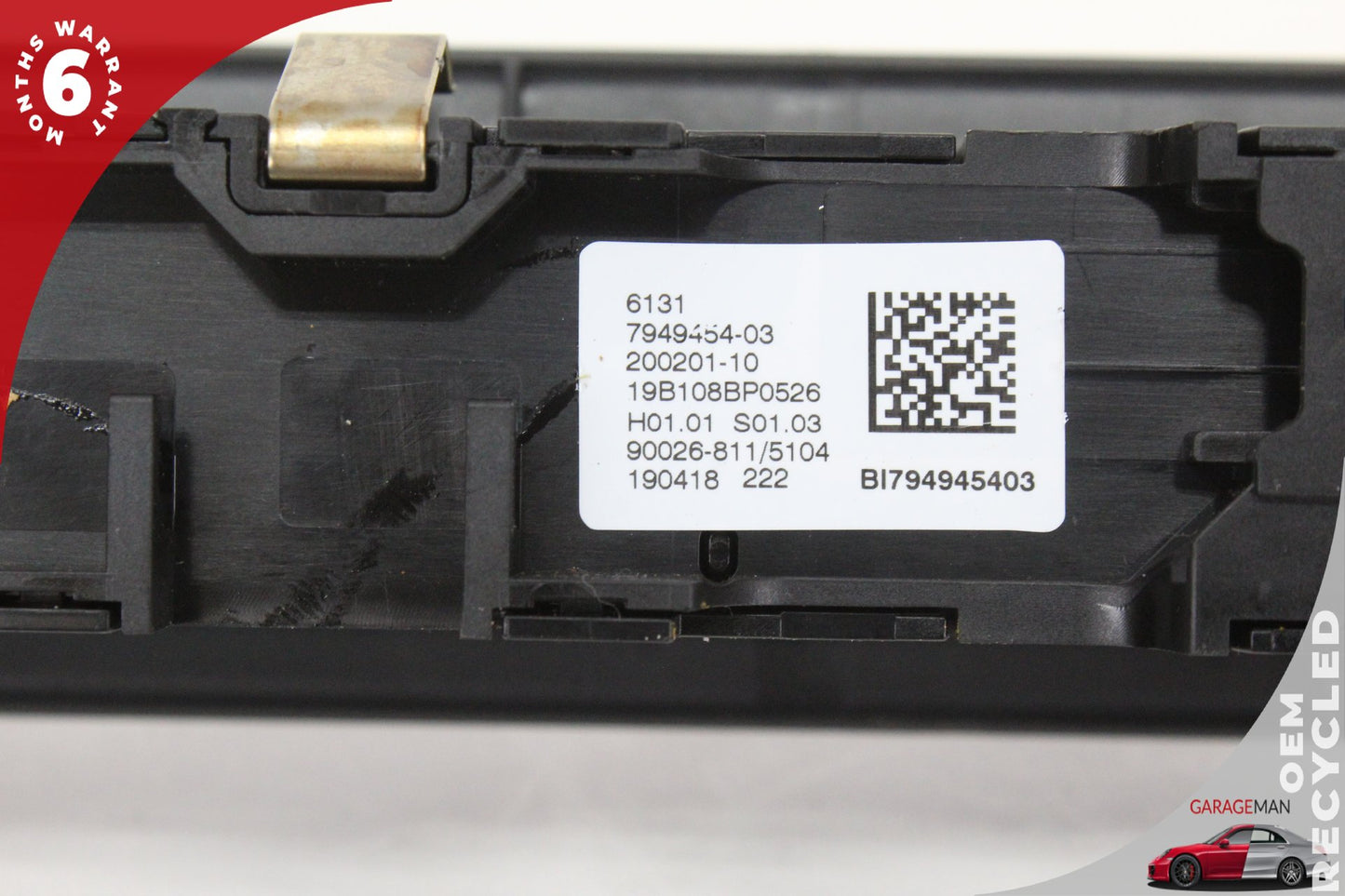 19-24 BMW 330i G20 Sedan Center Console Audio Radio Media Control Switch 7949454