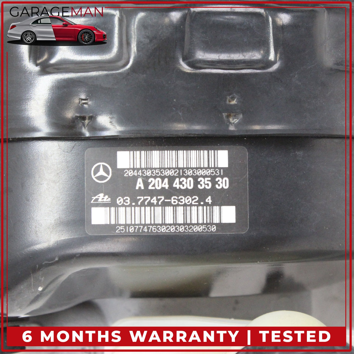 2008-2015 Mercedes W204 C250 Power Brake Booster Master Cylinder 2044303530 OEM