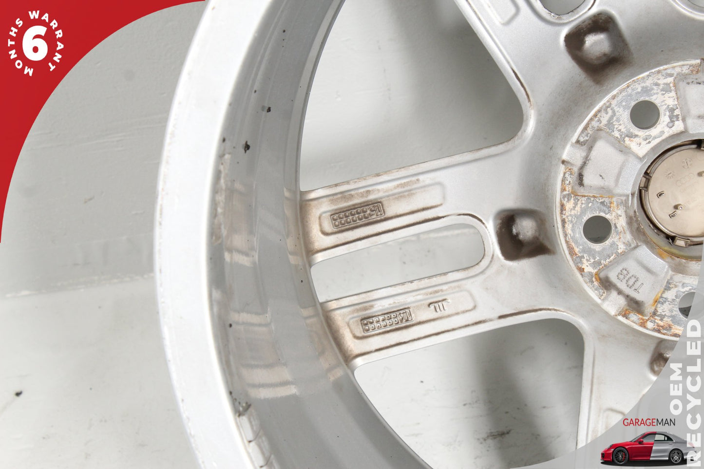2012-2018 Audi A6 C7 8.5 x 19 19" Wheel Rim Twin 5 Spoke 4G0601025BQ OEM