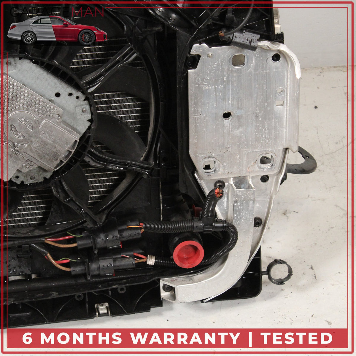 2012-2018 Audi A7 A6 Front Engine Cooling Radiator Core Support Assembly OEM