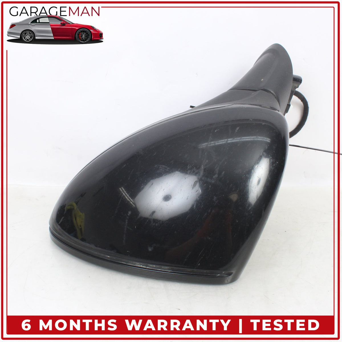 2015-2018 Porsche Cayenne 958 Front Left Door Rear View Mirror w/ Blind Spot OEM