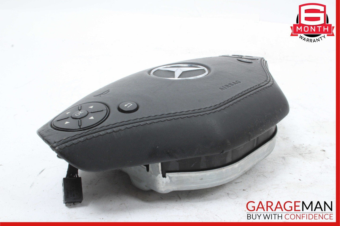 10-14 Mercedes W221 S550 CL550 Steering Wheel Airbag Air Bag Black OEM