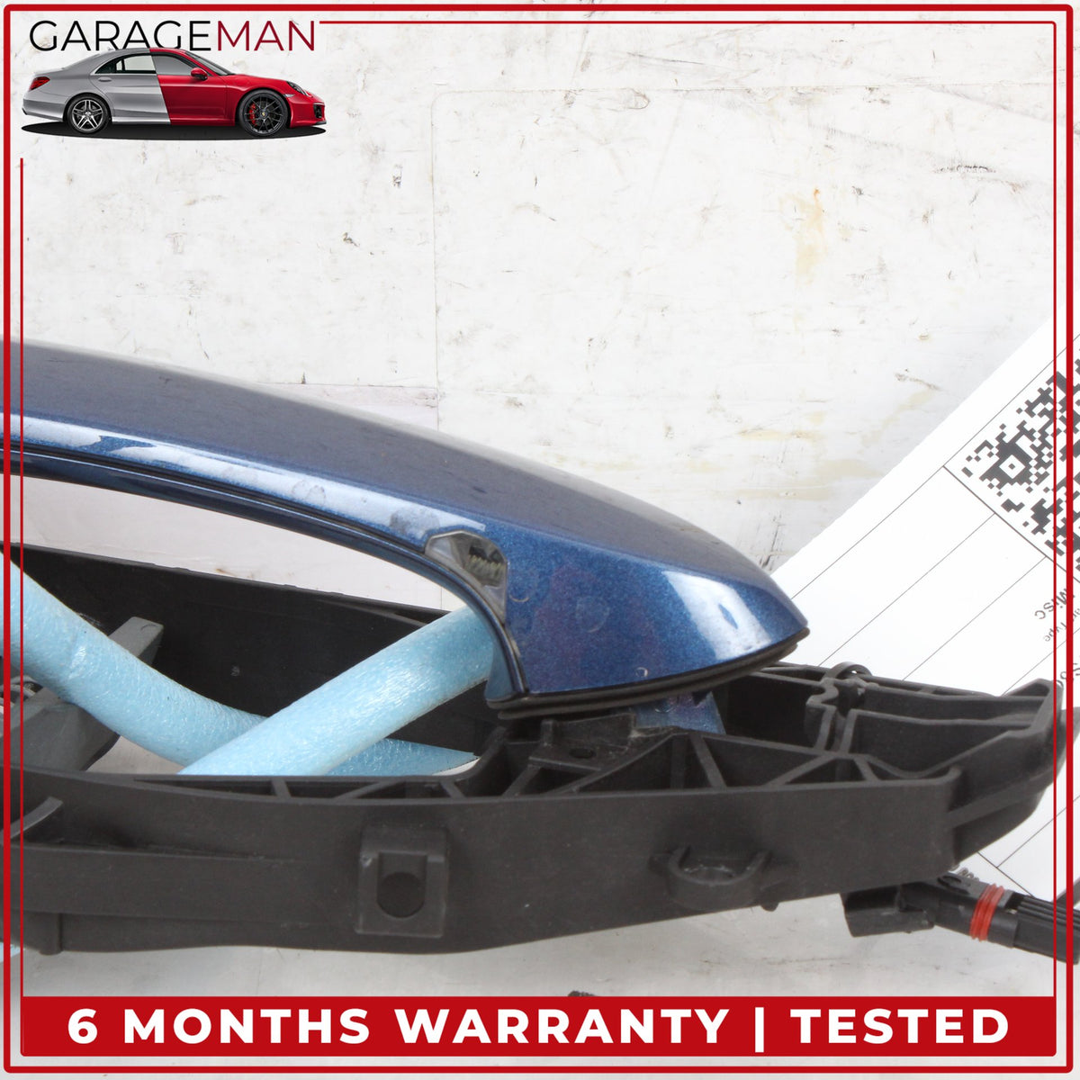 2017-2024 BMW X3 X4 M550i Rear Right Side Exterior Door Handle Blue Metallic OEM