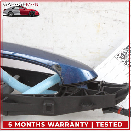 2017-2024 BMW X3 X4 M550i Rear Right Side Exterior Door Handle Blue Metallic OEM