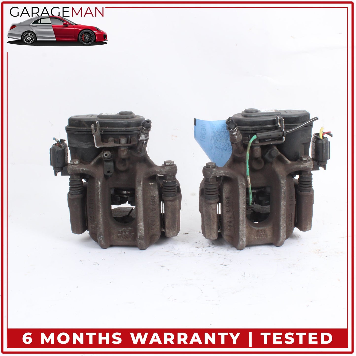 2011-2016 BMW 528i F10 Rear Left & Right Brake Caliper w/ Motor Set 6793041