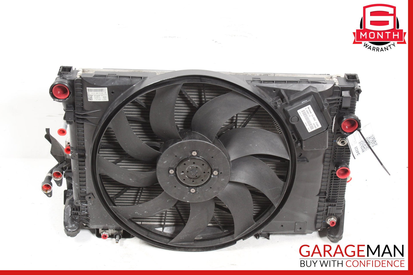 2012-2018 Mercedes W218 CLS550 Radiator Cooling Fan Motor Assembly OEM