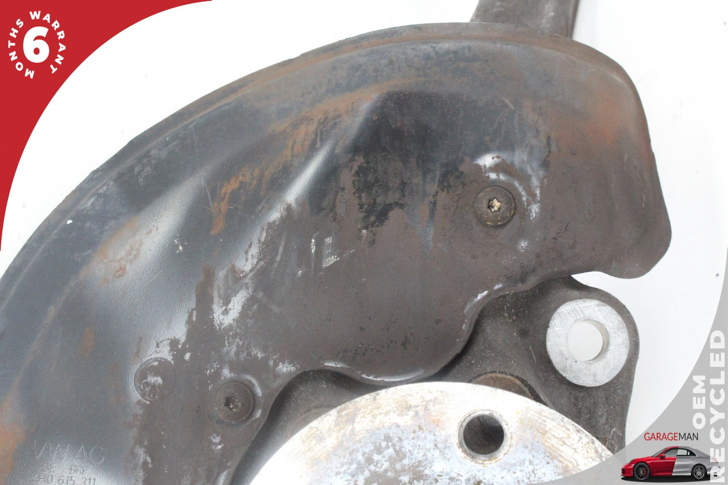 09-18 Audi A6 C7 AWD 3 Front Left Spindle Knuckle Wheel Hub 4G0407241 Genuine