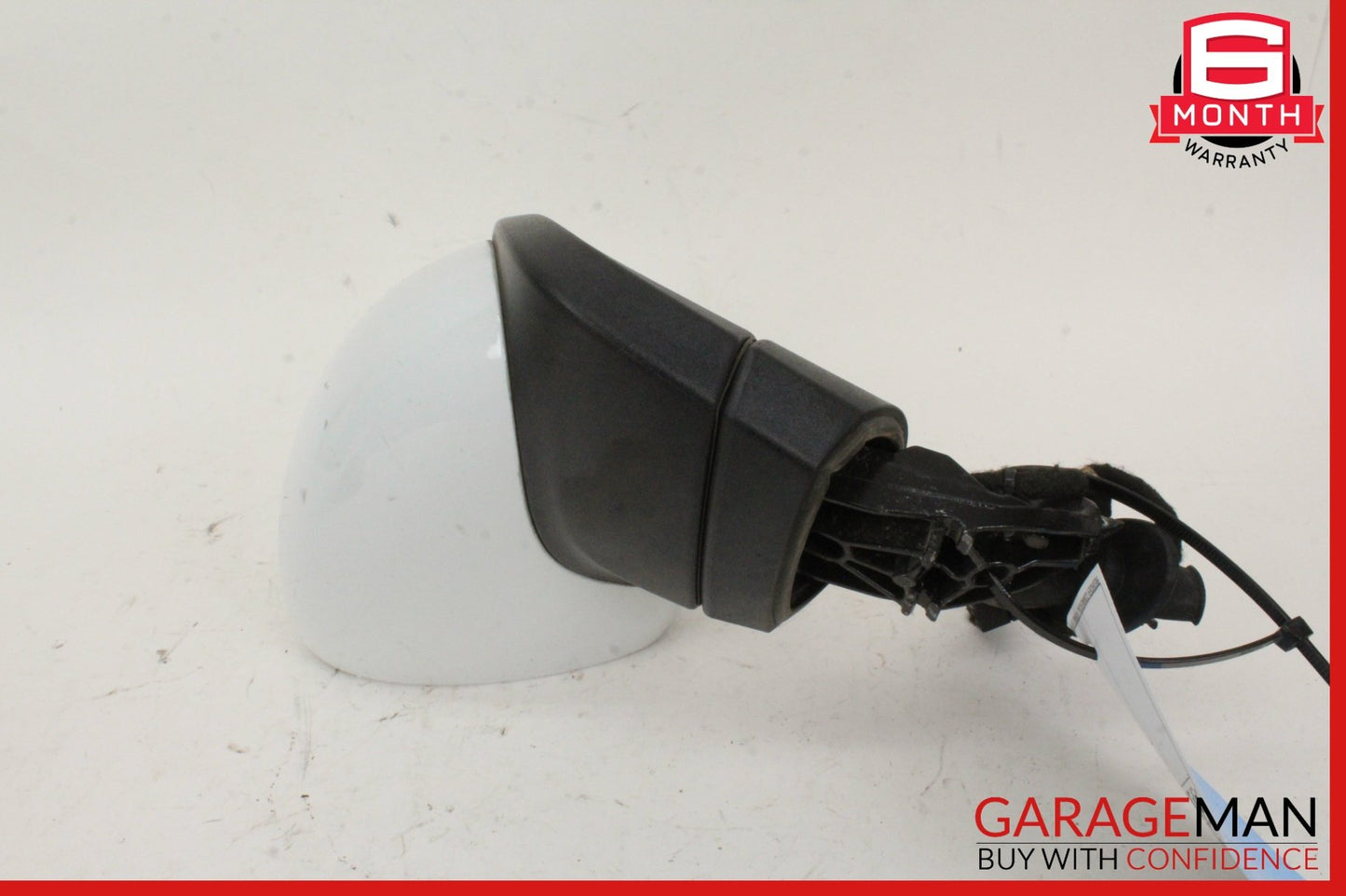 2013-2016 Porsche Cayman 981 Front Left Side Door Rear View Mirror White OEM