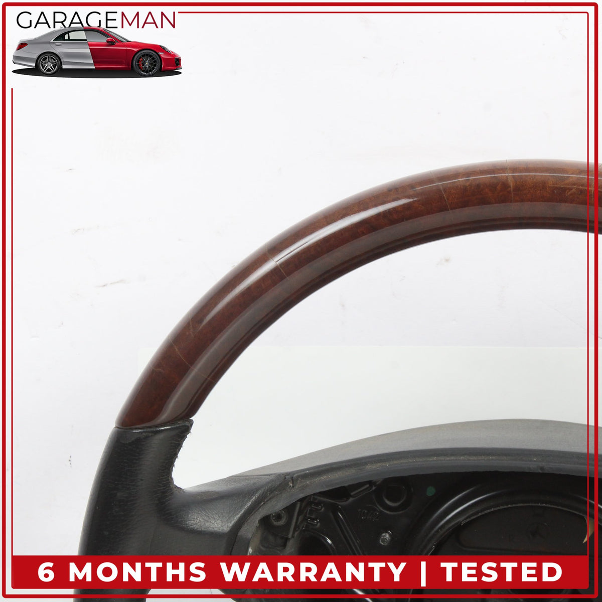 2000-2006 Mercedes W215 CL500 S500 Front Left Steering Wheel Wood 2204600503 OEM