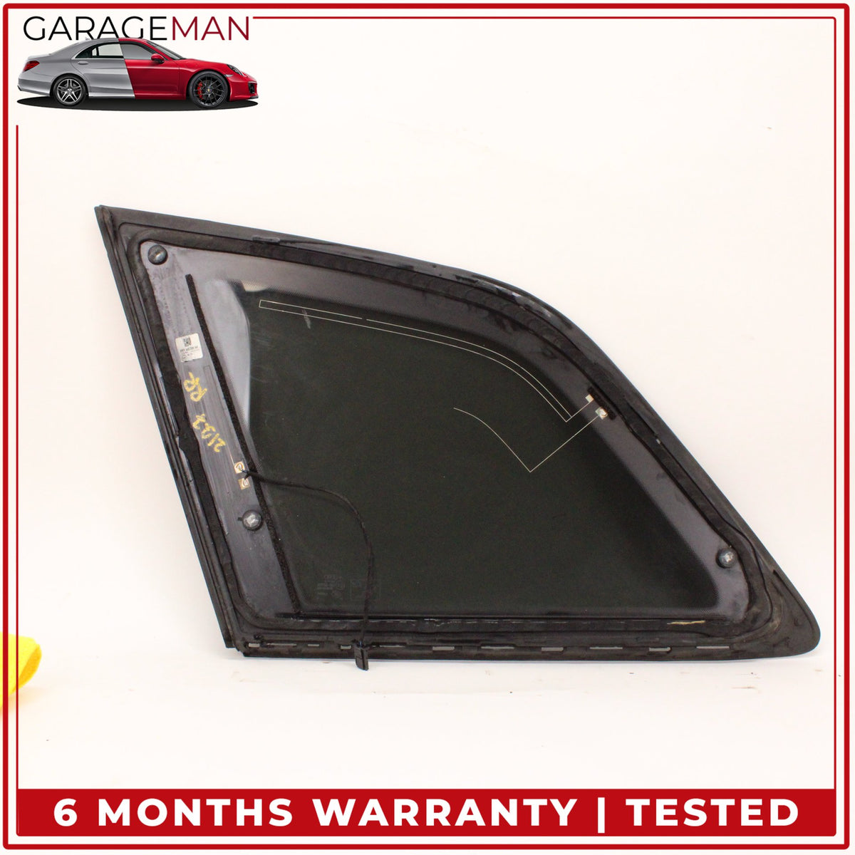 2017-2024 Audi Q7 Rear Right Passenger Side Quarter Window Glass 4M0845298AA OEM