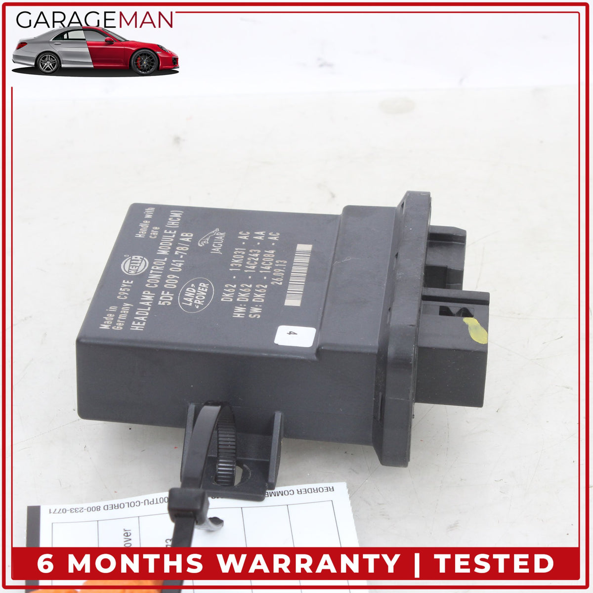 2013-2017 Land Rover Range Rover L405 Headlamp Control Module DK6213K031AC OEM