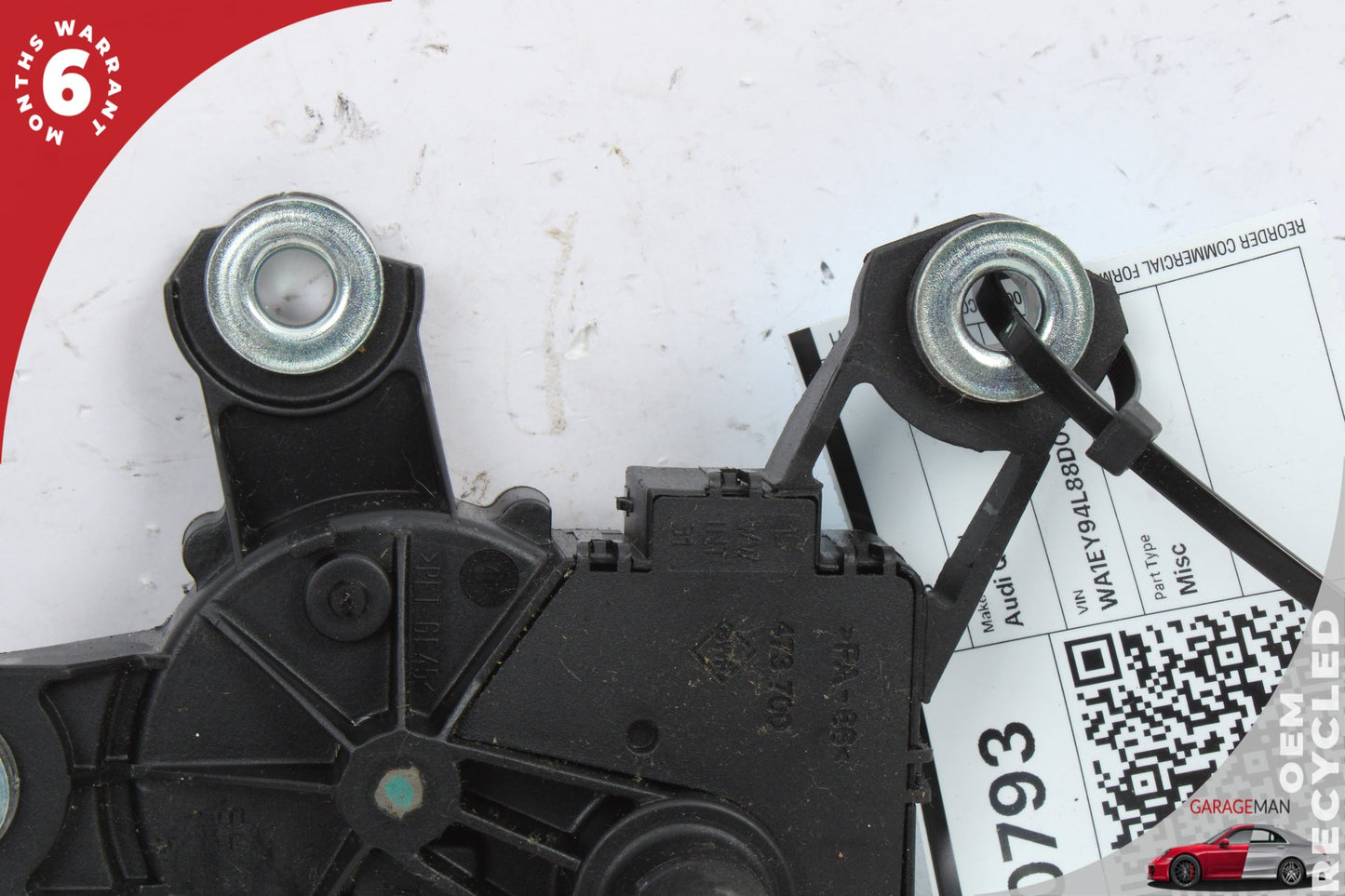2007-2015 Audi Q7 Rear Windshield Wiper Motor Valeo 8E9955711E OEM