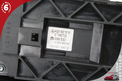 09-13 Mercedes-Benz S550 W221 Front Left Window Control Switch 2218215151