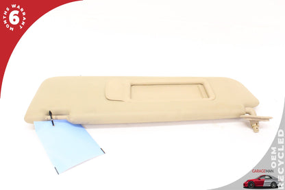 2013-2015 BMW X1 E84 SUV Front Left Driver Side Sun Visor Beige w/ Mirror OEM