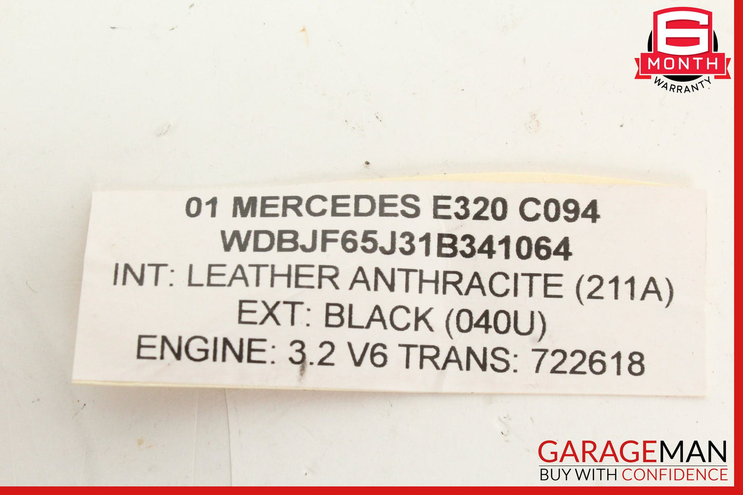 1998-2002 Mercedes W210 E320 Front Right Passenger Side Seat Control Module OEM