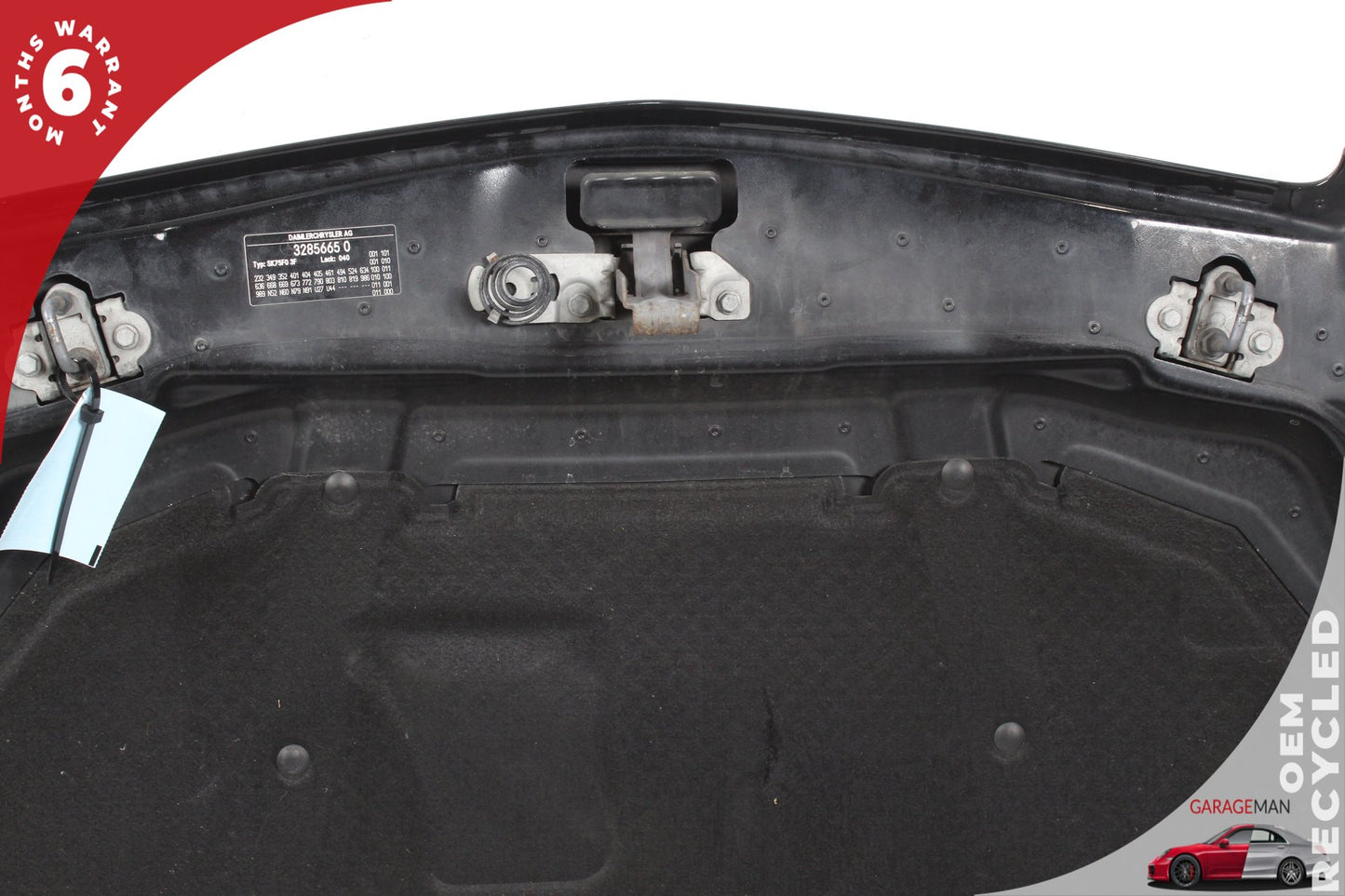 2003-2008 Mercedes R230 SL500 SL55 AMG SL550 Hood Cover Panel Assembly Black OEM