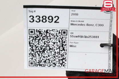 08-16 Mercedes-Benz C300 W205 Sedan Key Remote IYZDC07 Genuine