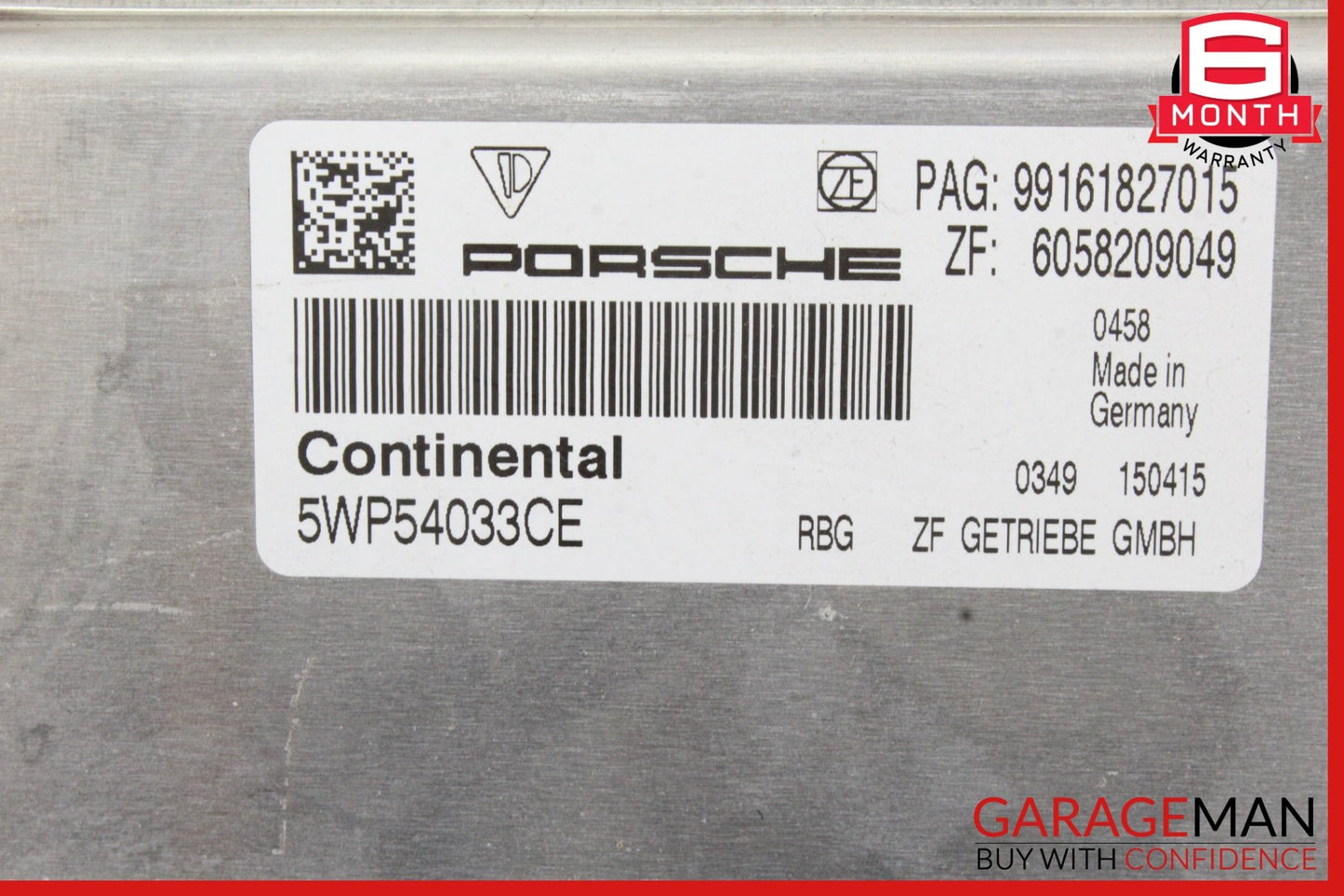 2013-2019 Porsche Cayman 981 Automatic Transmission Control Module 99161827015