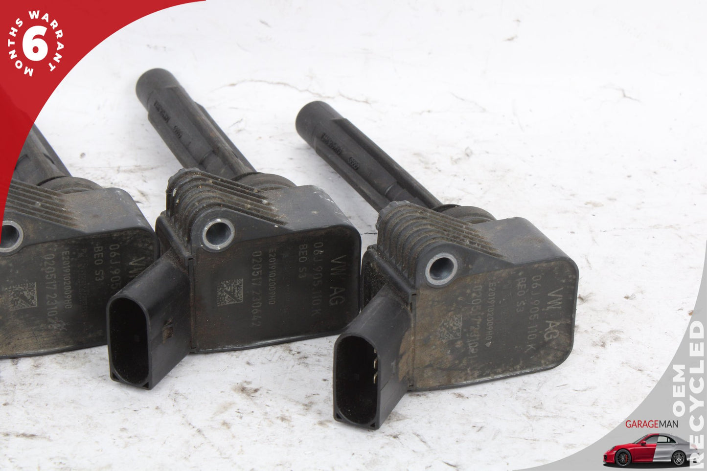 2015-2020 Audi A3 S3 Q3 Volkswagen Arteon Ignition Coils Set of 4 06J905110K OEM