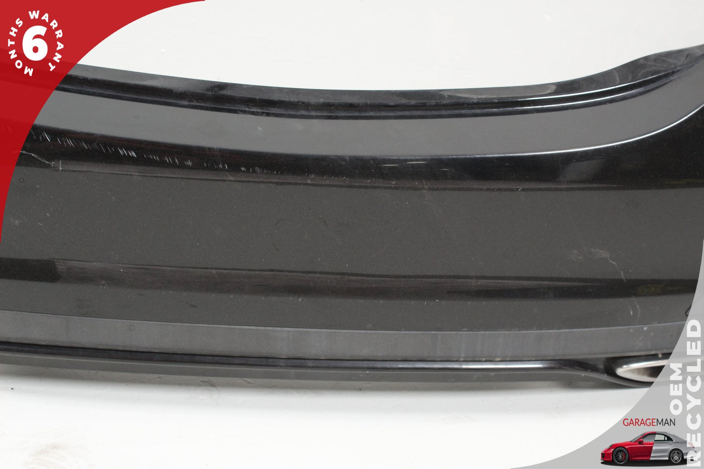 2015-2018 Mercedes W205 C300 Sedan Base Rear Bumper Cover Black 2058800347 OEM