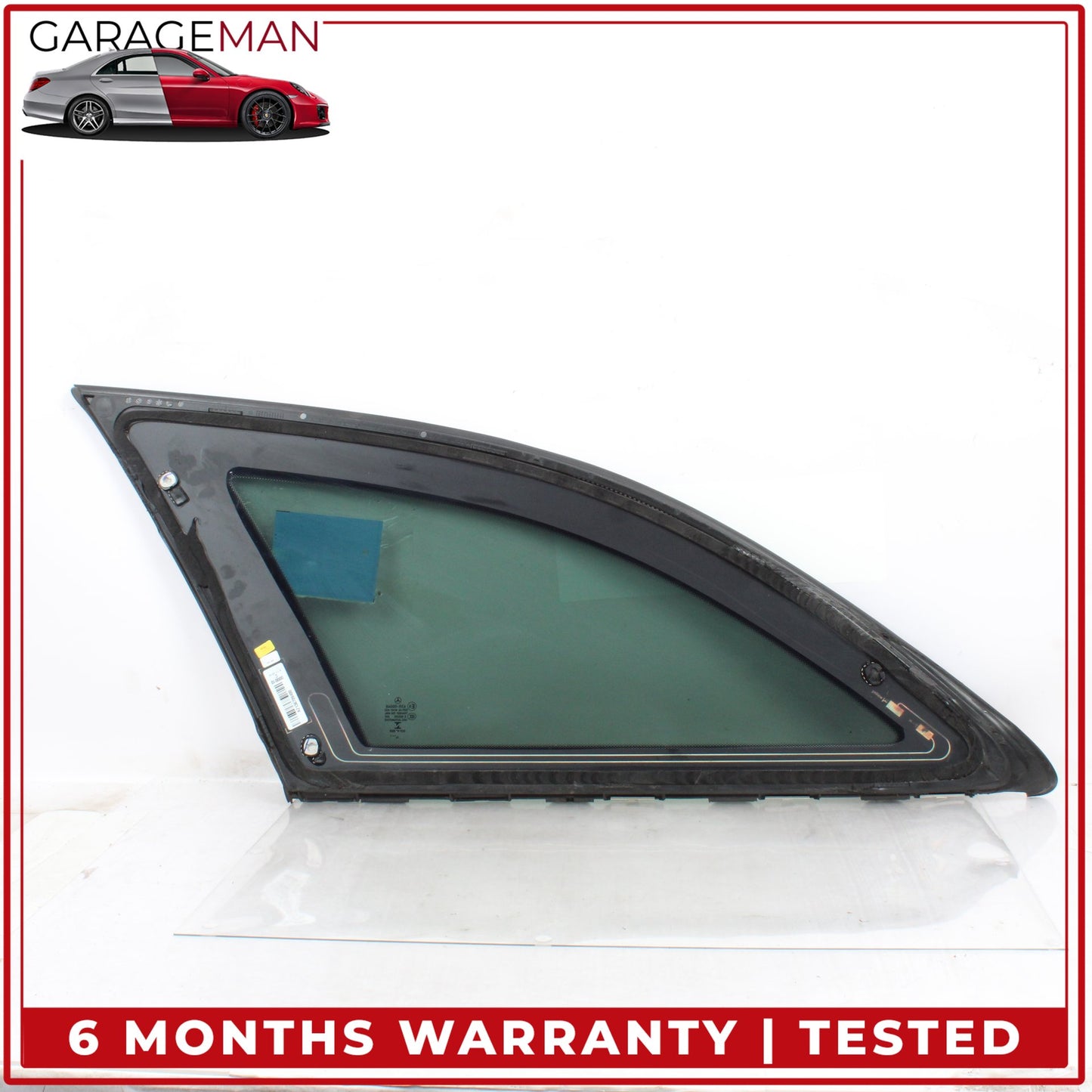 2017-2023 Mercedes S213 E400 Wagon Rear Right Side Quarter Window Glass OEM