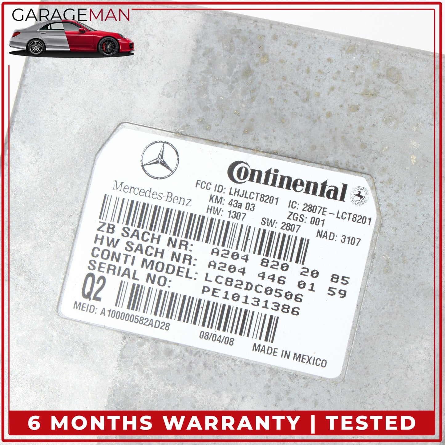 2006-2014 Mercedes W211 E350 CL550 Communication Control Module 2048202085 OEM