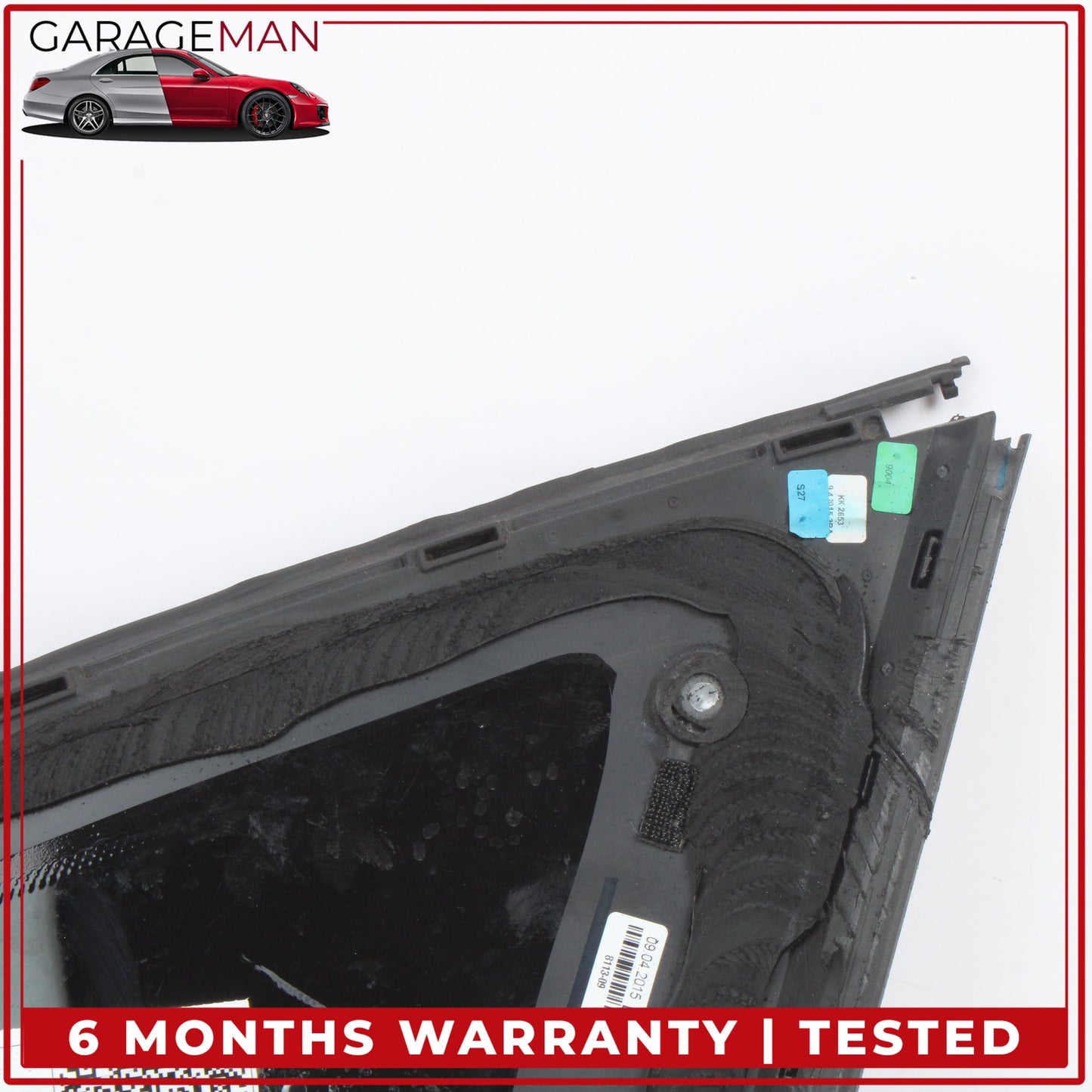 2015-2017 BMW 428i xDrive Gran Coupe Rear Left Side Quarter Window Glass OEM