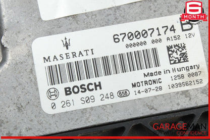 2014-2017 Maserati Quattroporte Engine ECU 670007174
