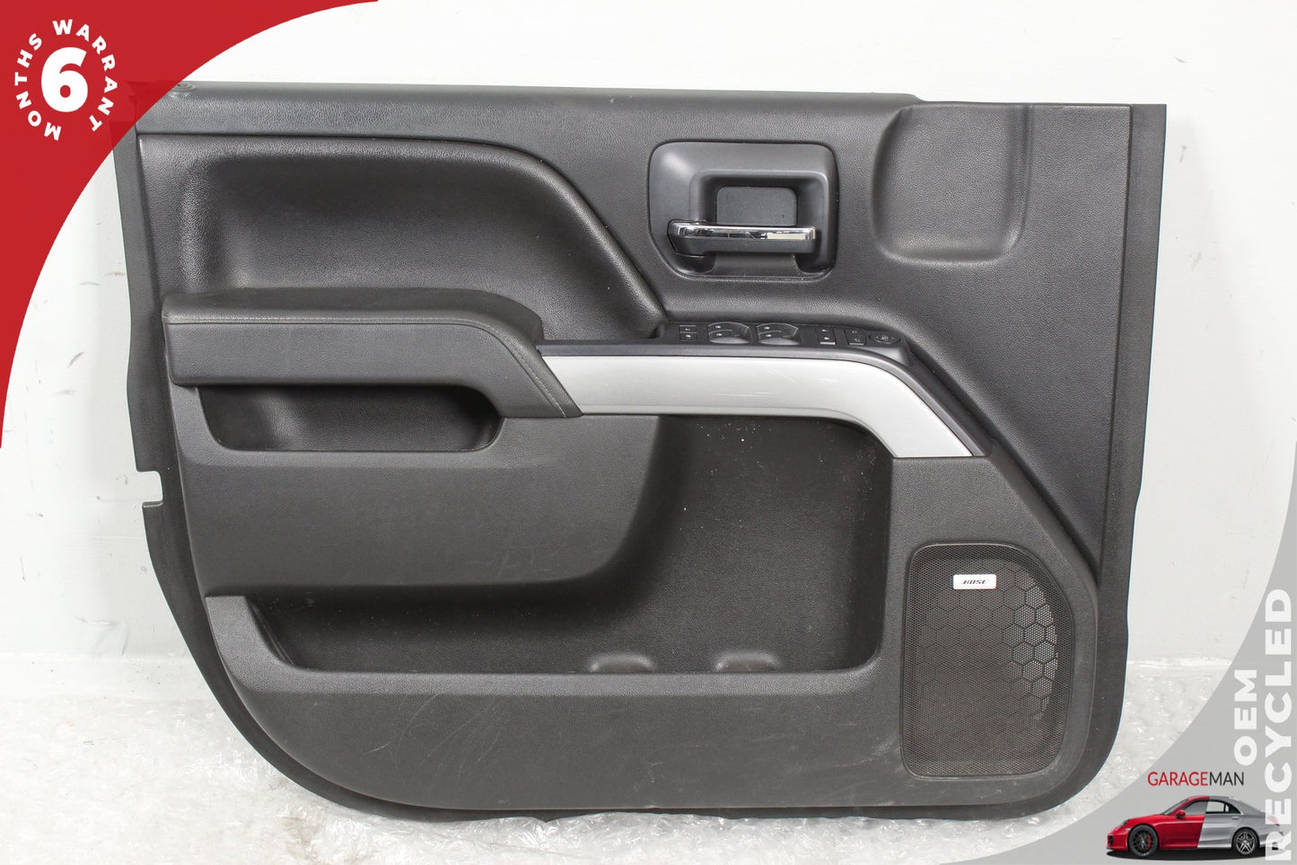 2014-2019 Chevrolet Silverado 1500 Front Left Side Interior Door Trim Panel OEM