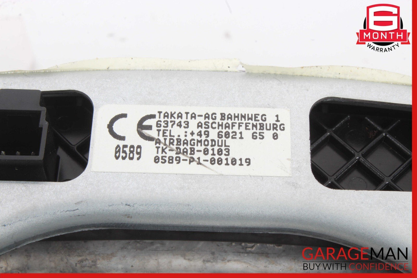 05-08 Mercedes R171 SLK280 C240 C350 Steering Wheel Air Bag Airbag Black OEM