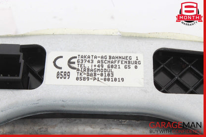05-08 Mercedes R171 SLK280 C240 C350 Steering Wheel Air Bag Airbag Black OEM