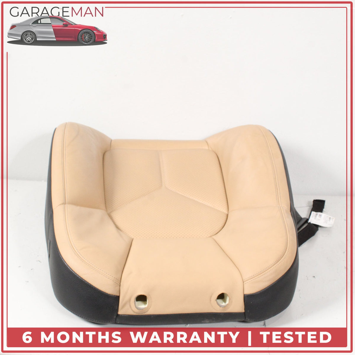 2011-2018 Porsche Cayenne 958 Front Right Side Top Upper Seat Cushion Beige OEM