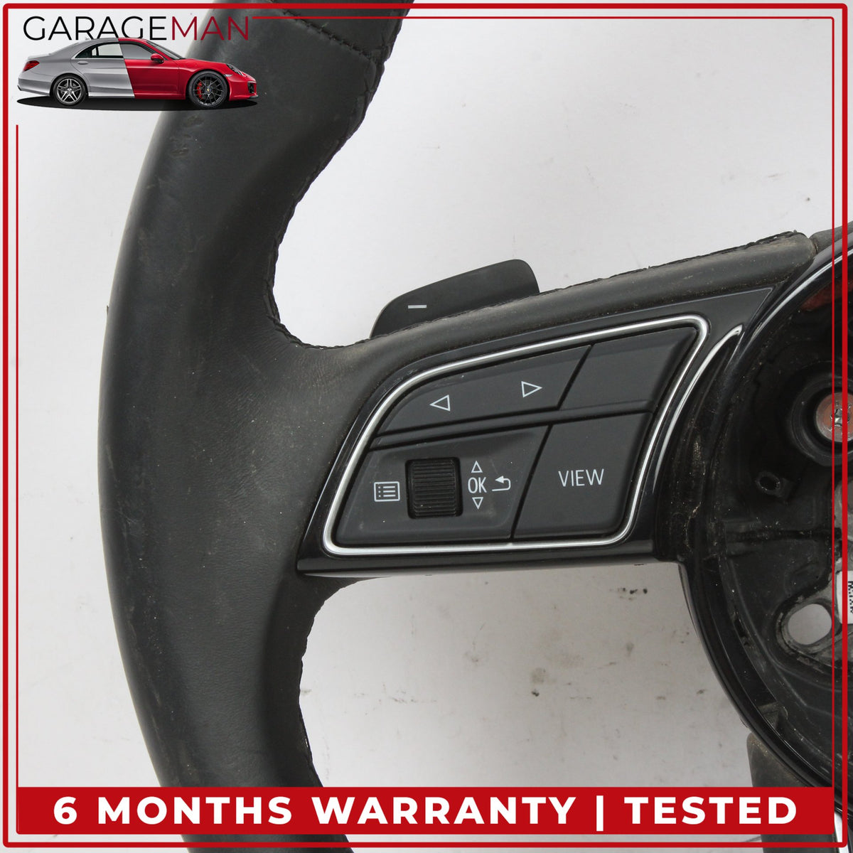 2017-2024 Audi A4 A3 A5 Heated Steering Wheel w/ Paddle Shifters 8W0419689 OEM
