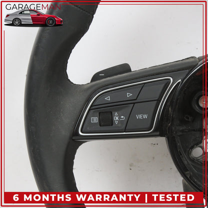 2017-2024 Audi A4 A3 A5 Heated Steering Wheel w/ Paddle Shifters 8W0419689 OEM