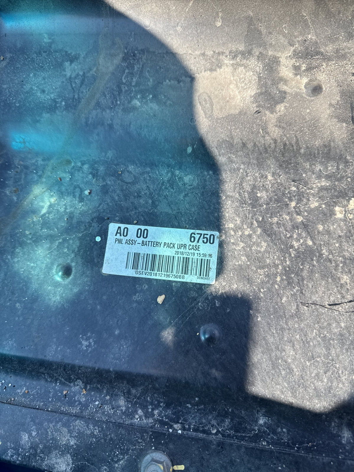 2019-2021 Hyundai Kona Electric EV High-Voltage Battery 37501K4000 OEM