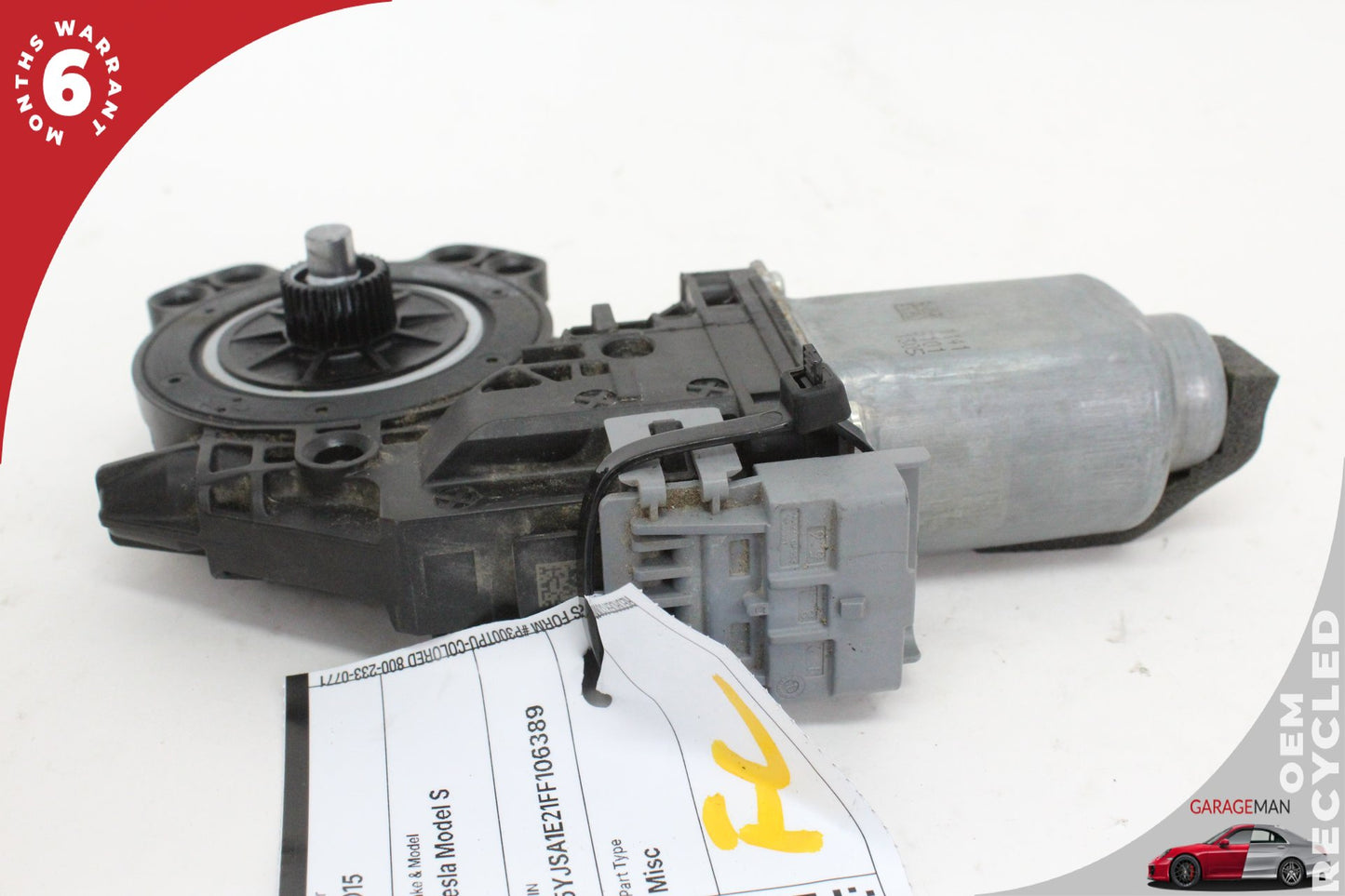 2012-2020 Tesla Model S 85D Front Left Window Regulator Motor 430105F0 OEM