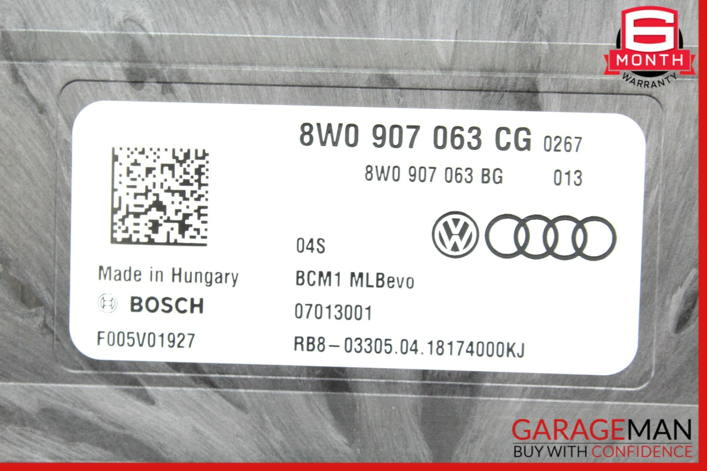 2017-2022 Audi Q7 SUV Body Control Module 8W0907063CG Genuine