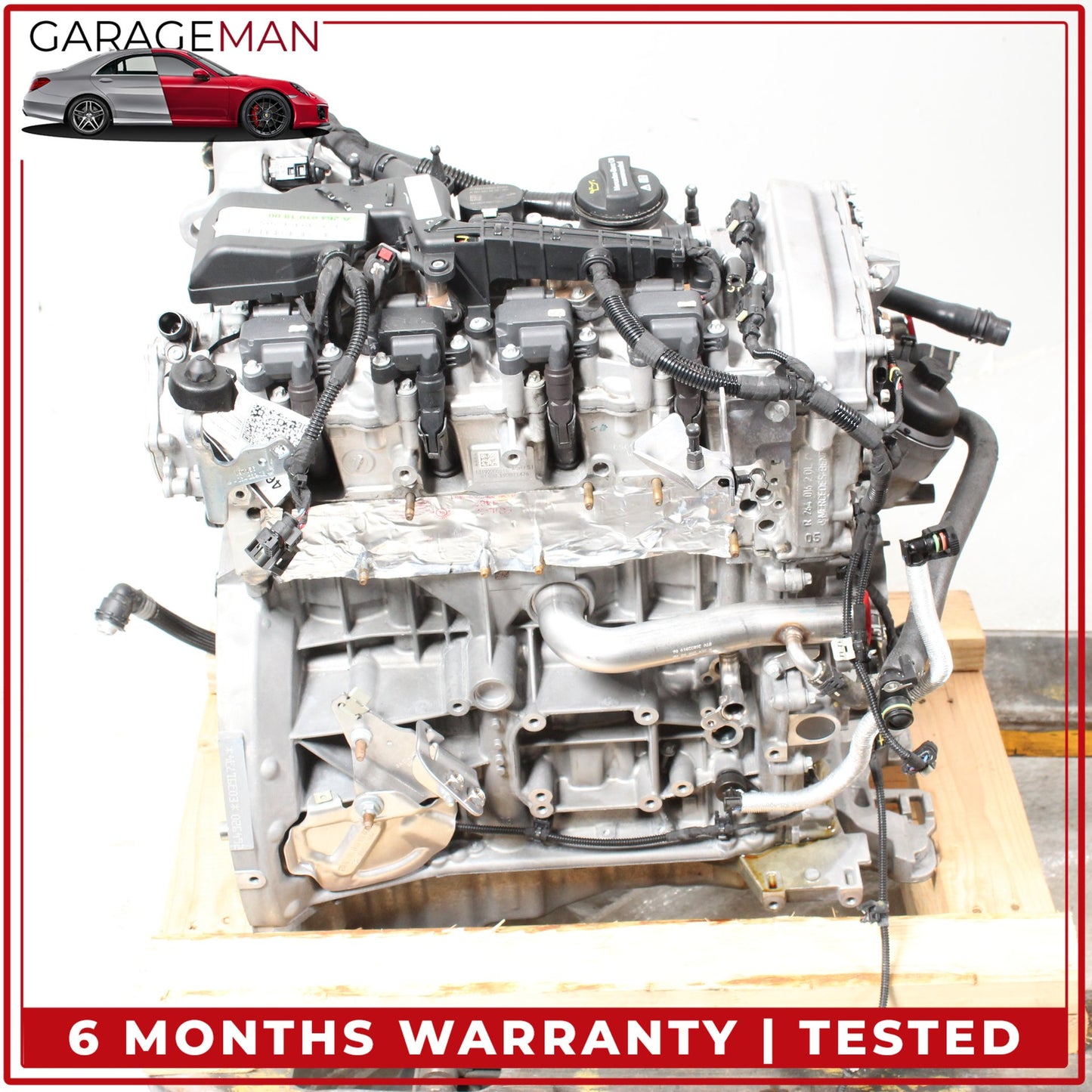 2015-2020 Mercedes-Benz C300 W205 RWD 2.0L Engine Motor 56116 Miles OEM