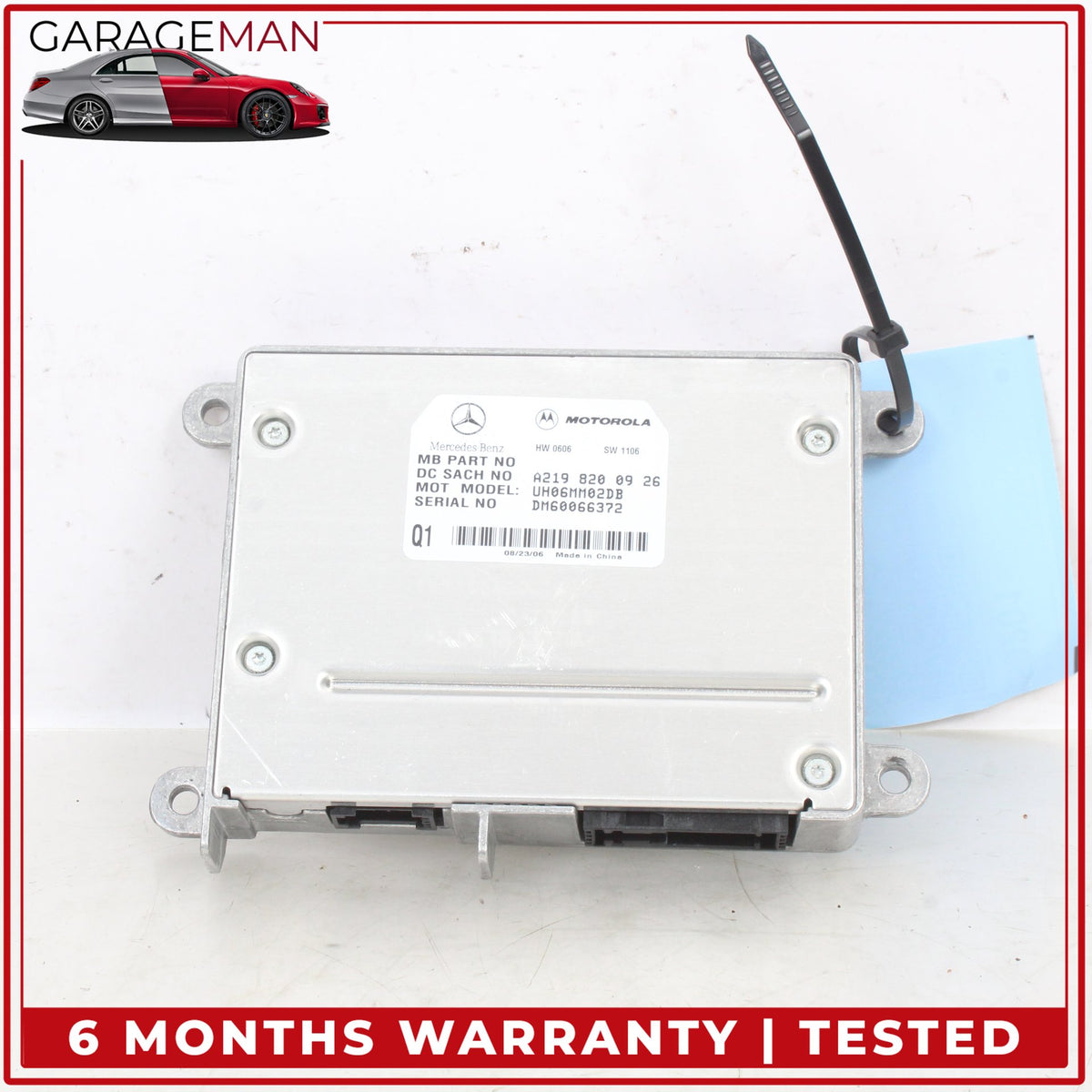 2006-2012 Mercedes W211 E350 Communication Control Module Unit 2198200926 OEM