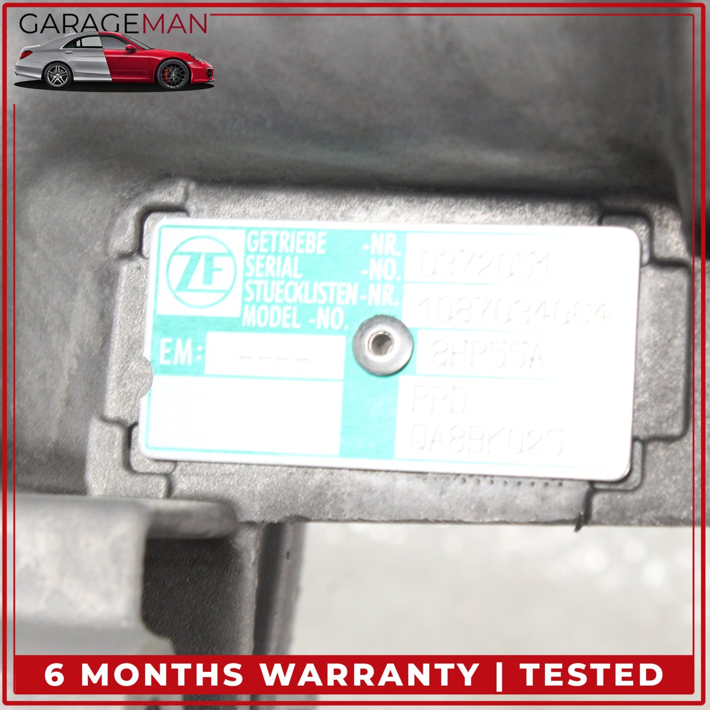 2012-2015 Audi A7 A6 A8 Q5 Q7 8HP55A PPD 3.0 TFSi Gearbox Bell Housing OEM
