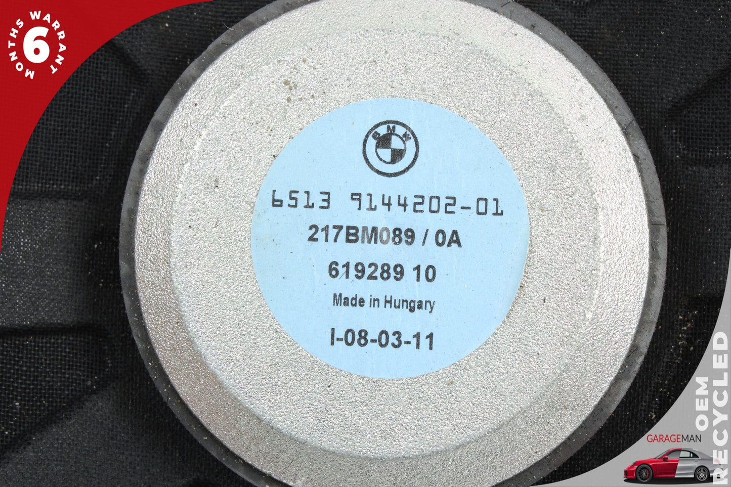 2011-2013 BMW 335is Front Left and Right Side Subwoofer Speaker Set 9143144 OEM