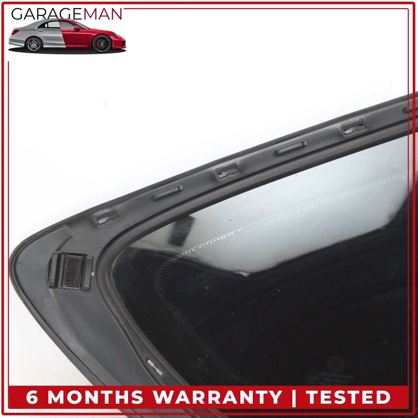 2010-2017 BMW 550i GT F07 Rear Right Passenger Side Quarter Window Glass OEM