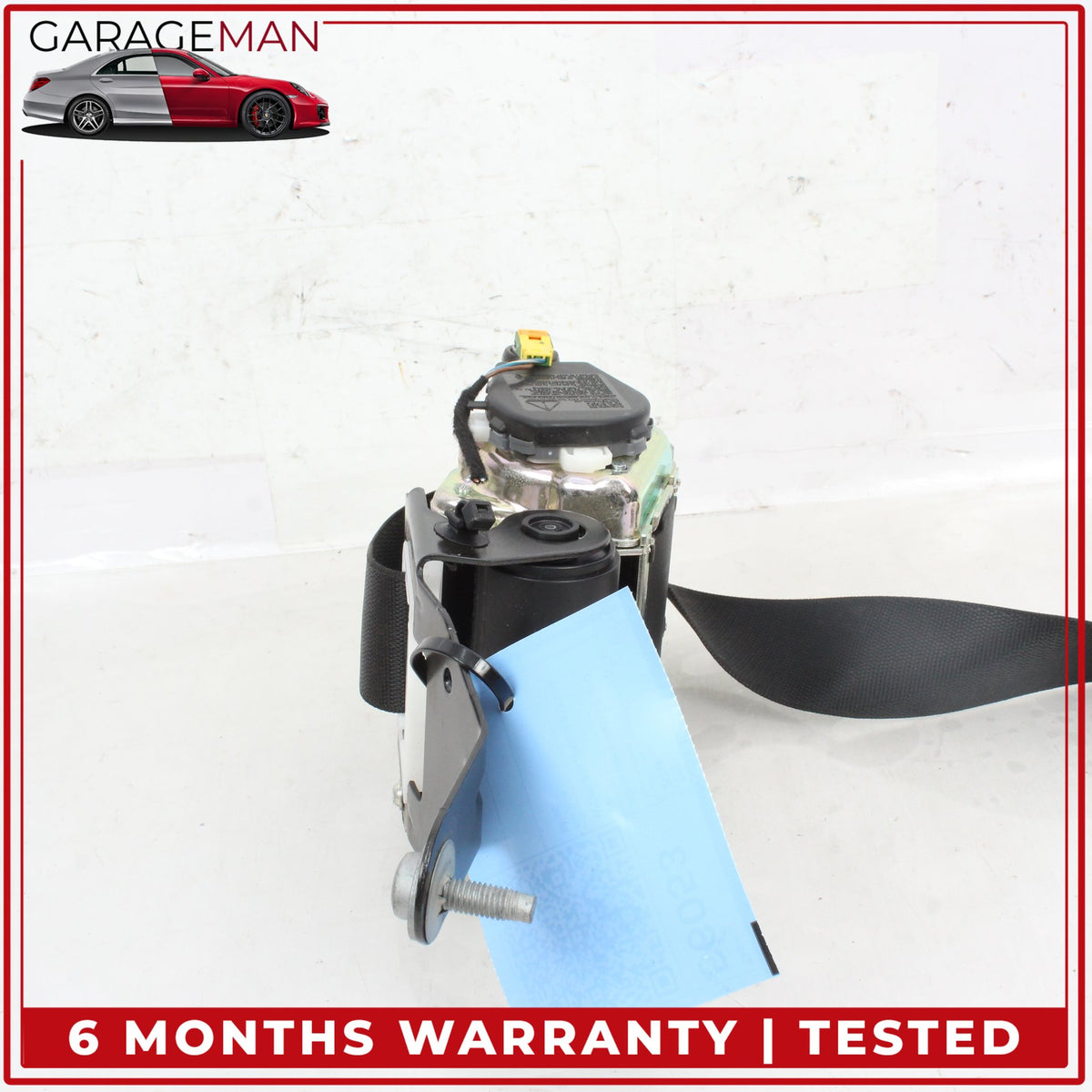 2012-2016 Mercedes W212 E350 Front Right Side Seat Belt Black 2128609485 OEM