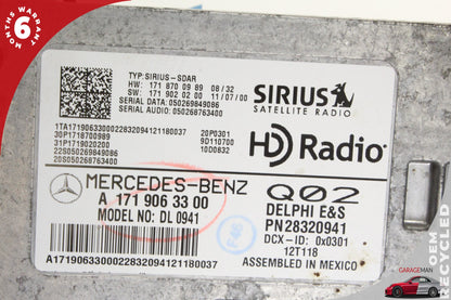 2009-2013 Mercedes-Benz R350 W251 Sirius Satellite Radio Receiver 1719063300