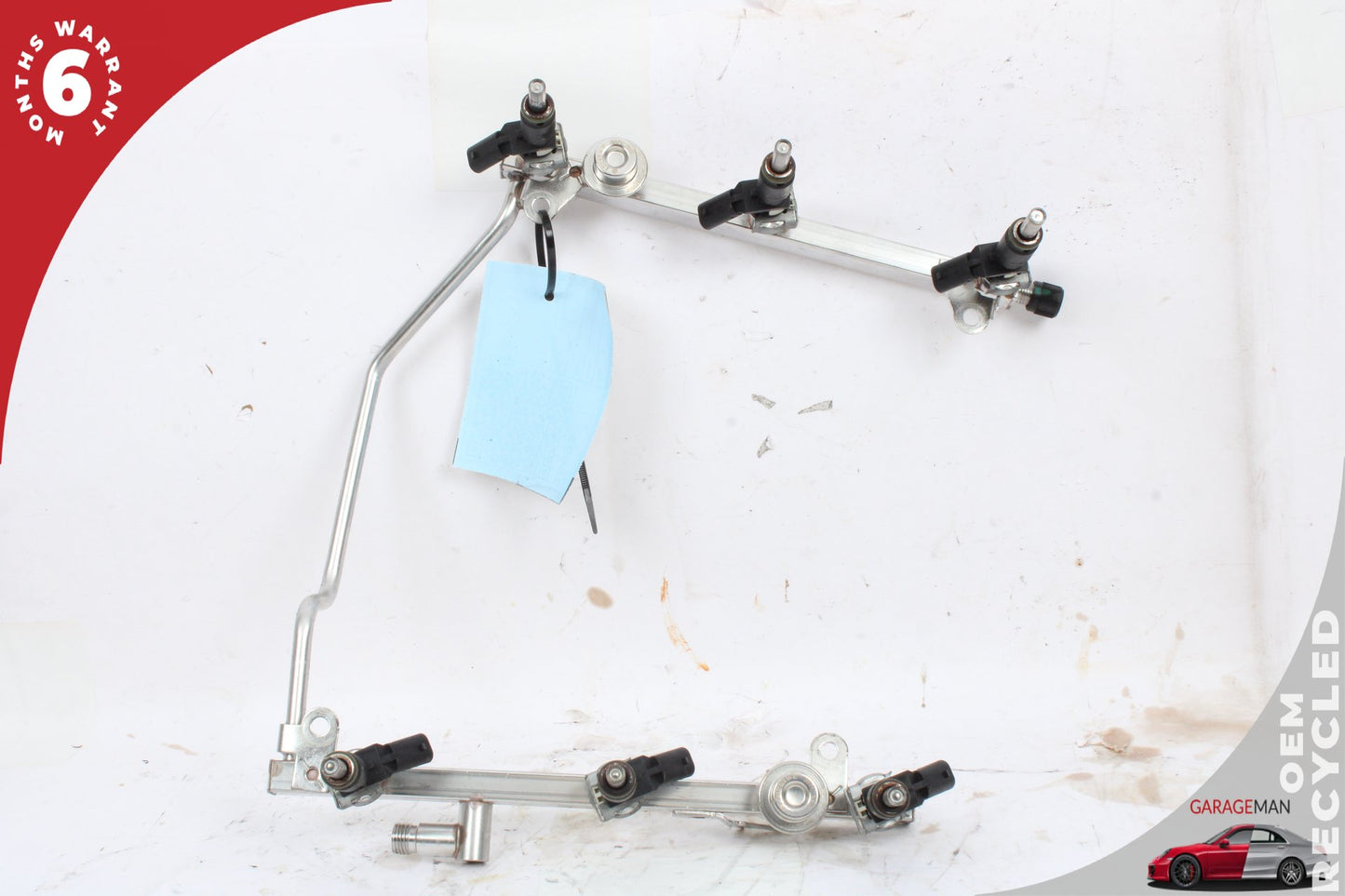 2005-2012 Mercedes W204 C300 Fuel Injector Rail w/ Injectors 2720700995 OEM