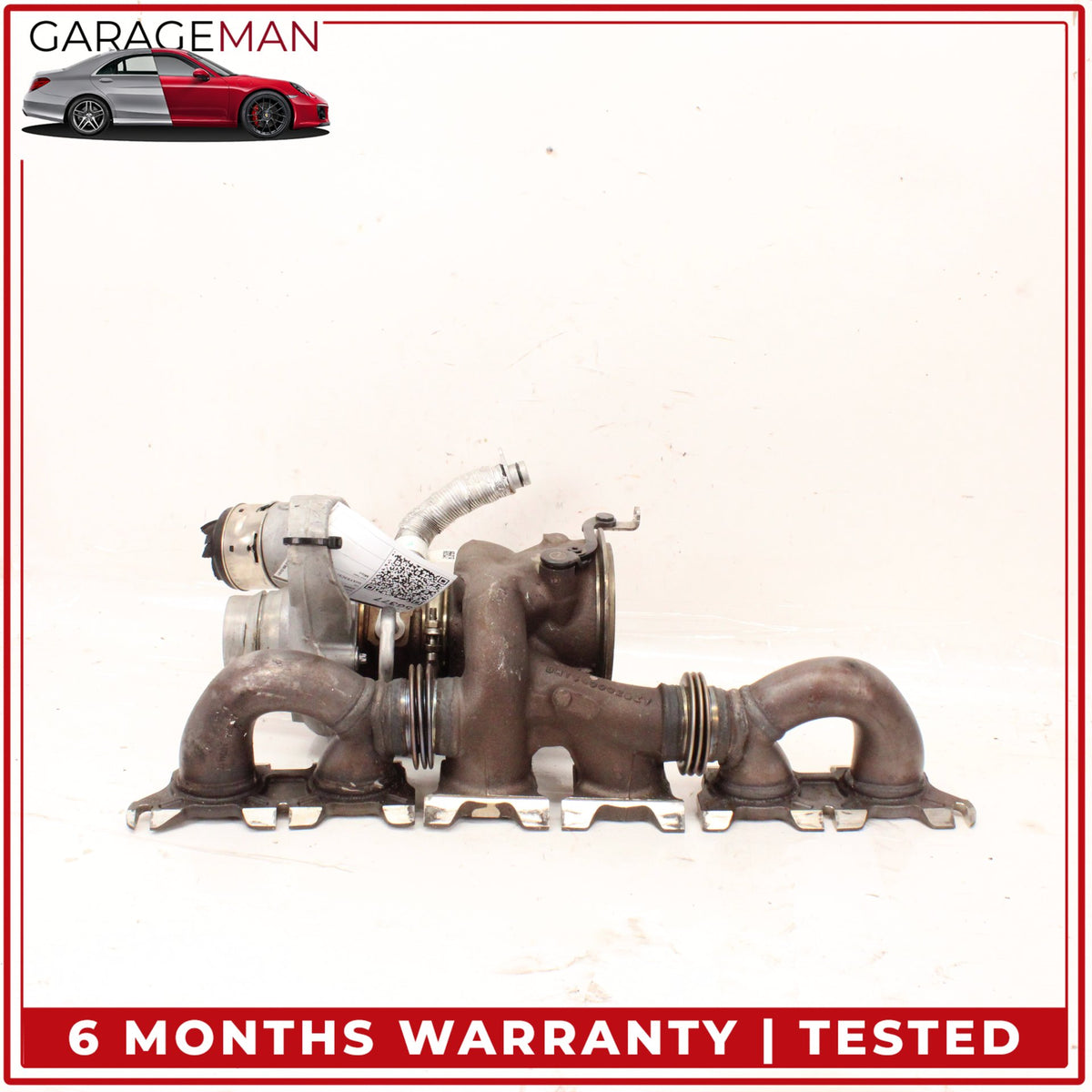 2018-2021 BMW X3 G01 B58 Engine Motor Turbo Turbocharger w/ Manifold 7643147 OEM