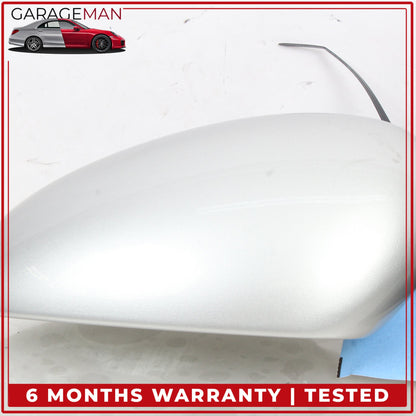 1999-2005 Porsche 911 Carrera 996 Left Door Rear View Mirror Silver Metallic OEM