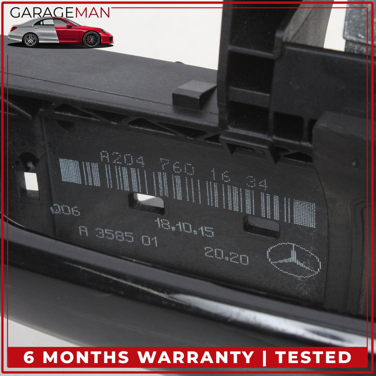 2015-2020 Mercedes X156 GLA250 Rear Right Side Exterior Door Handle Black OEM