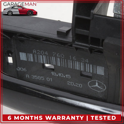 2015-2020 Mercedes X156 GLA250 Rear Right Side Exterior Door Handle Black OEM
